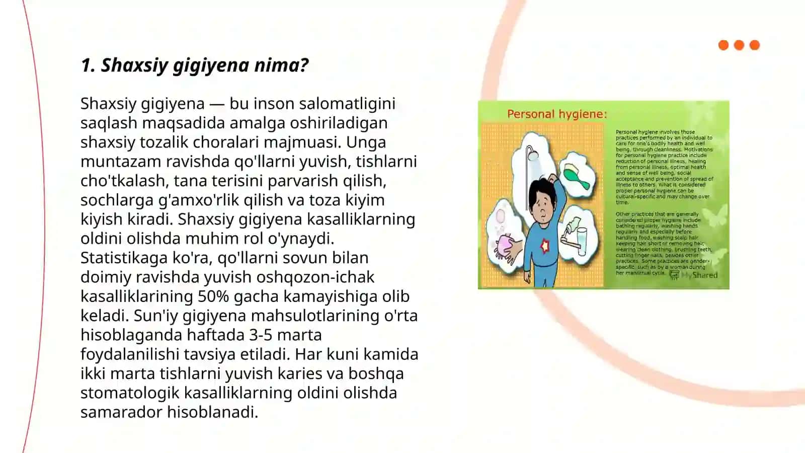 Shaxsiy gigiyena 3