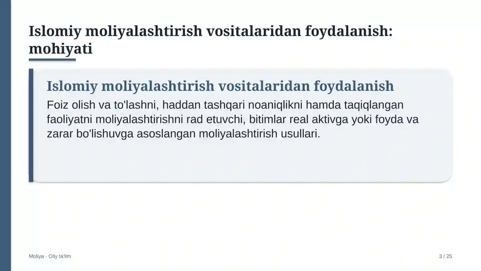 maxsus maktab internatlarda islomiy moliyalashtirish vositalaridan foydalanish 2954 3