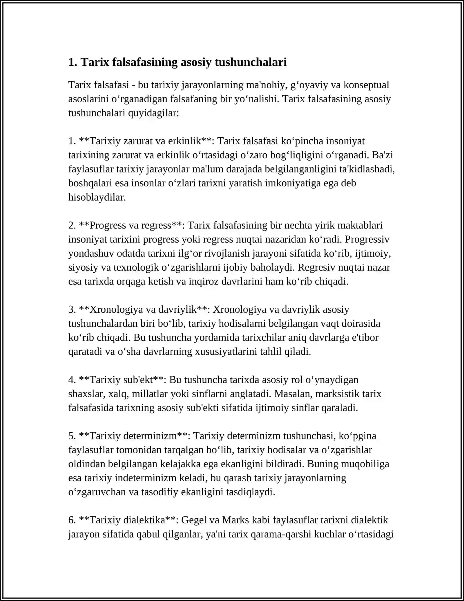 TARIX FALSAFASI VA FALSAFA TARIXI UYGʻUNLIGI 3