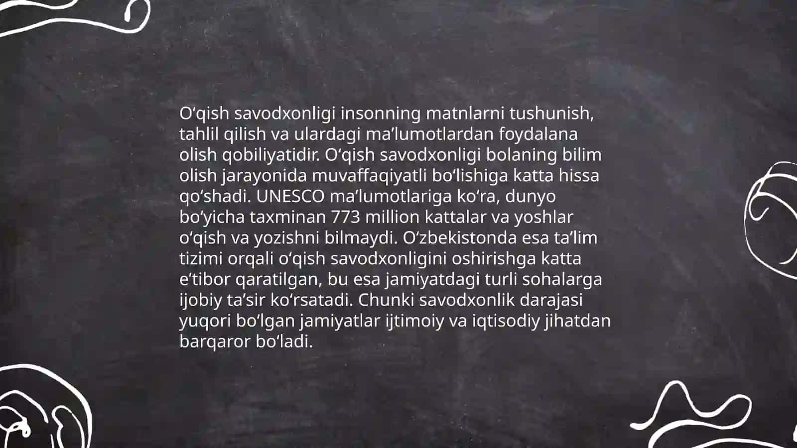 PIRLS tadqiqotlarida oʻqish savodxonligi 3