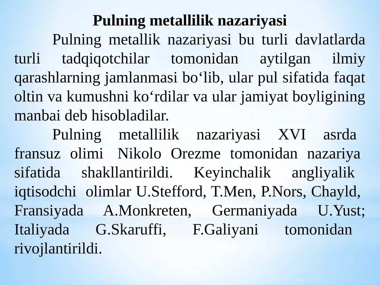 Pulning metallilik nazariyasi 3