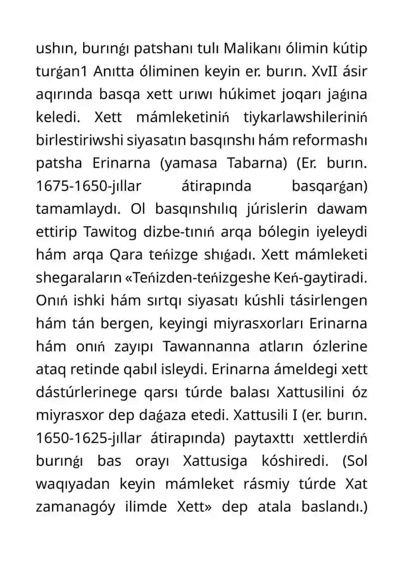 Er. burın. XX-XvIII ásirlerde Kishi Aziyada ashshurlik sawdagerler 3