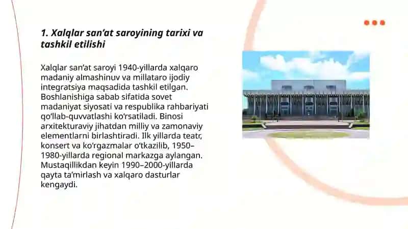 Xalqlar san’at saroyi 3
