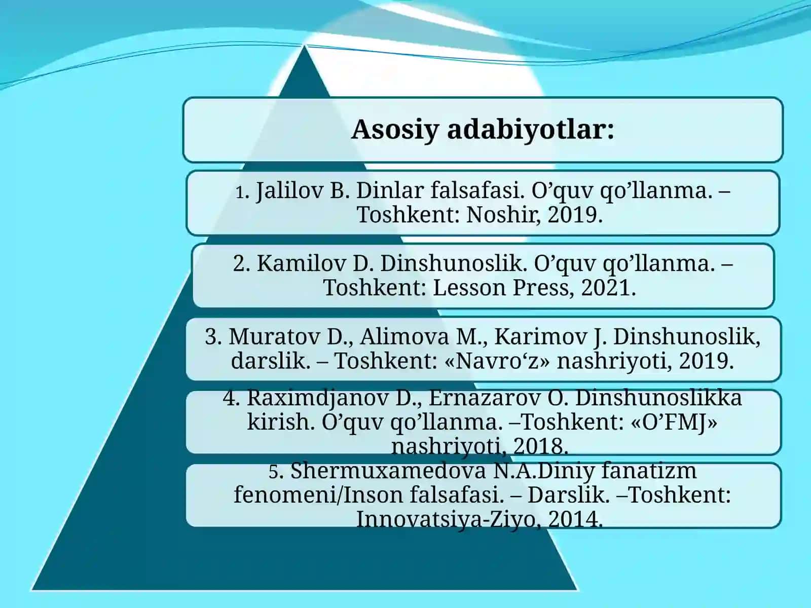 Diniyfanatizm, Ekstremizm, Fundamentalizm, Terrorizmning Tarixi va Ularning Hozirgi Davrda Xavfsizlikga Tahdidi 3