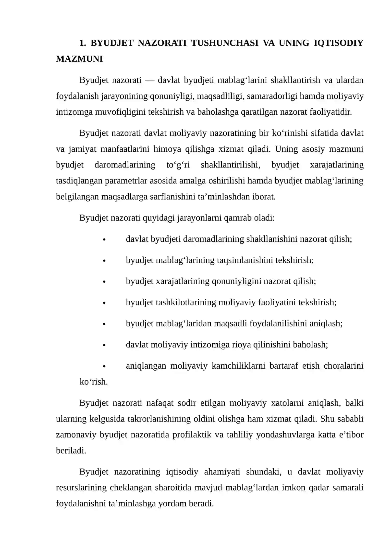 BYUDJET NAZORATINING SUBYEKTLARI VA OBYEKTLARI 3