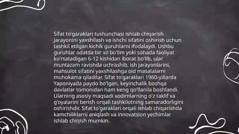 Sifat to'garaklari 3