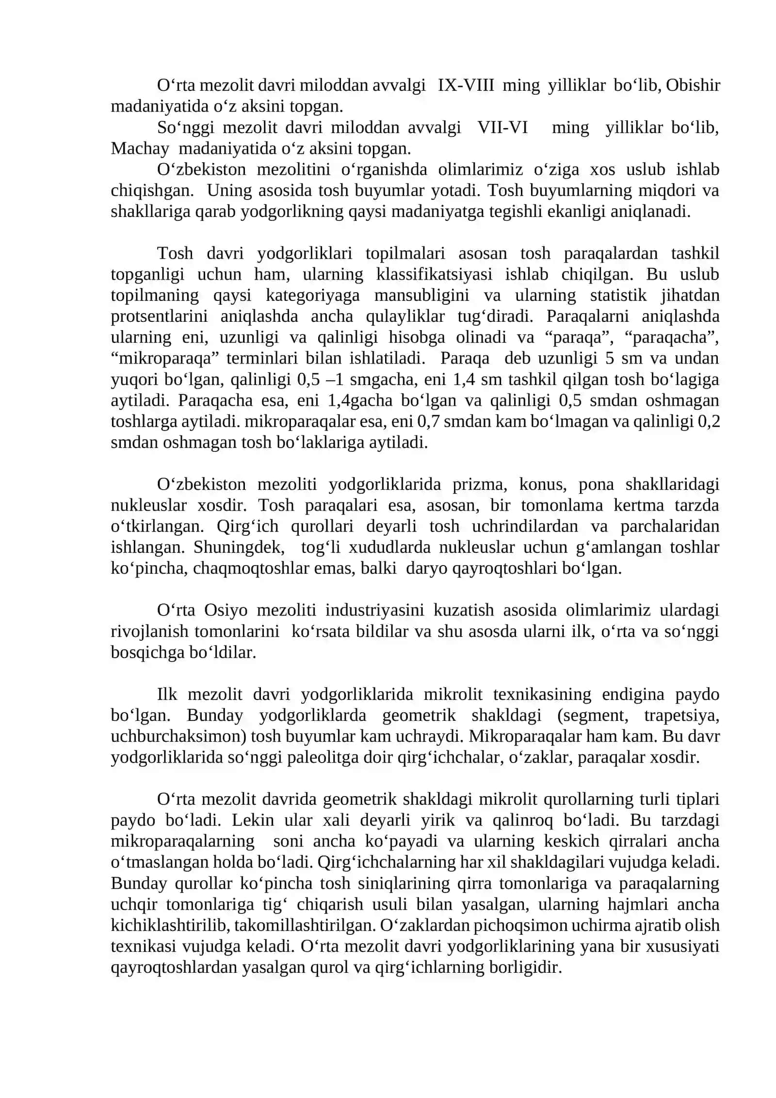 Mezolit davrida yevropa arxeologiyasi 3