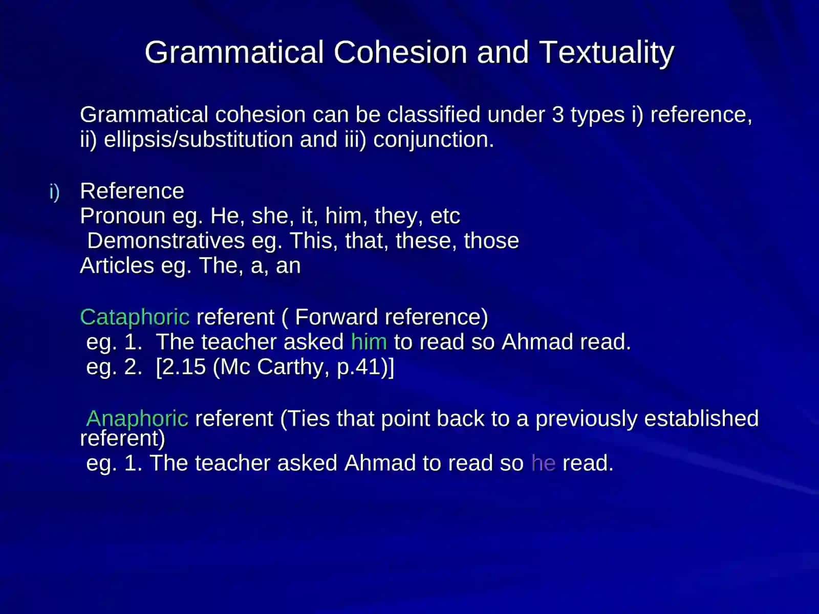 Discourse Analysis & Grammar 3