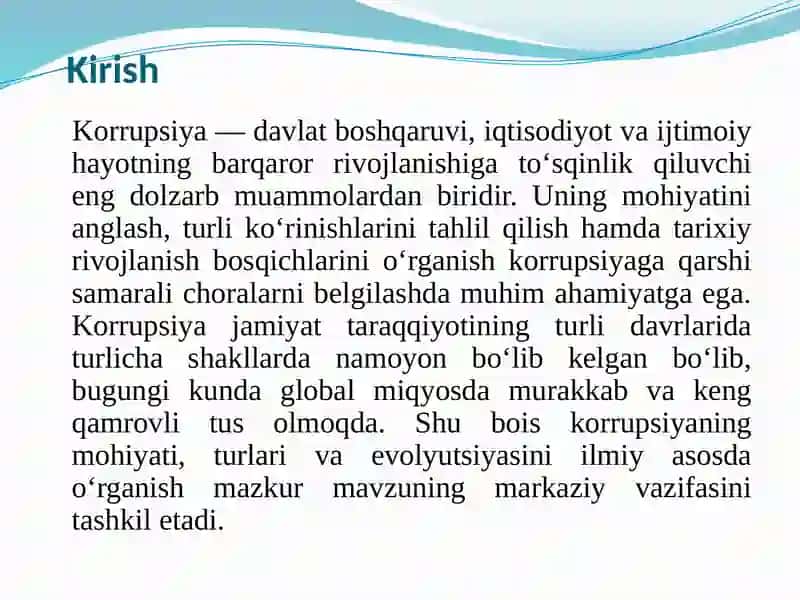 Korrupsiyaning mohiyati, turlari va evolyutsiyasi 3