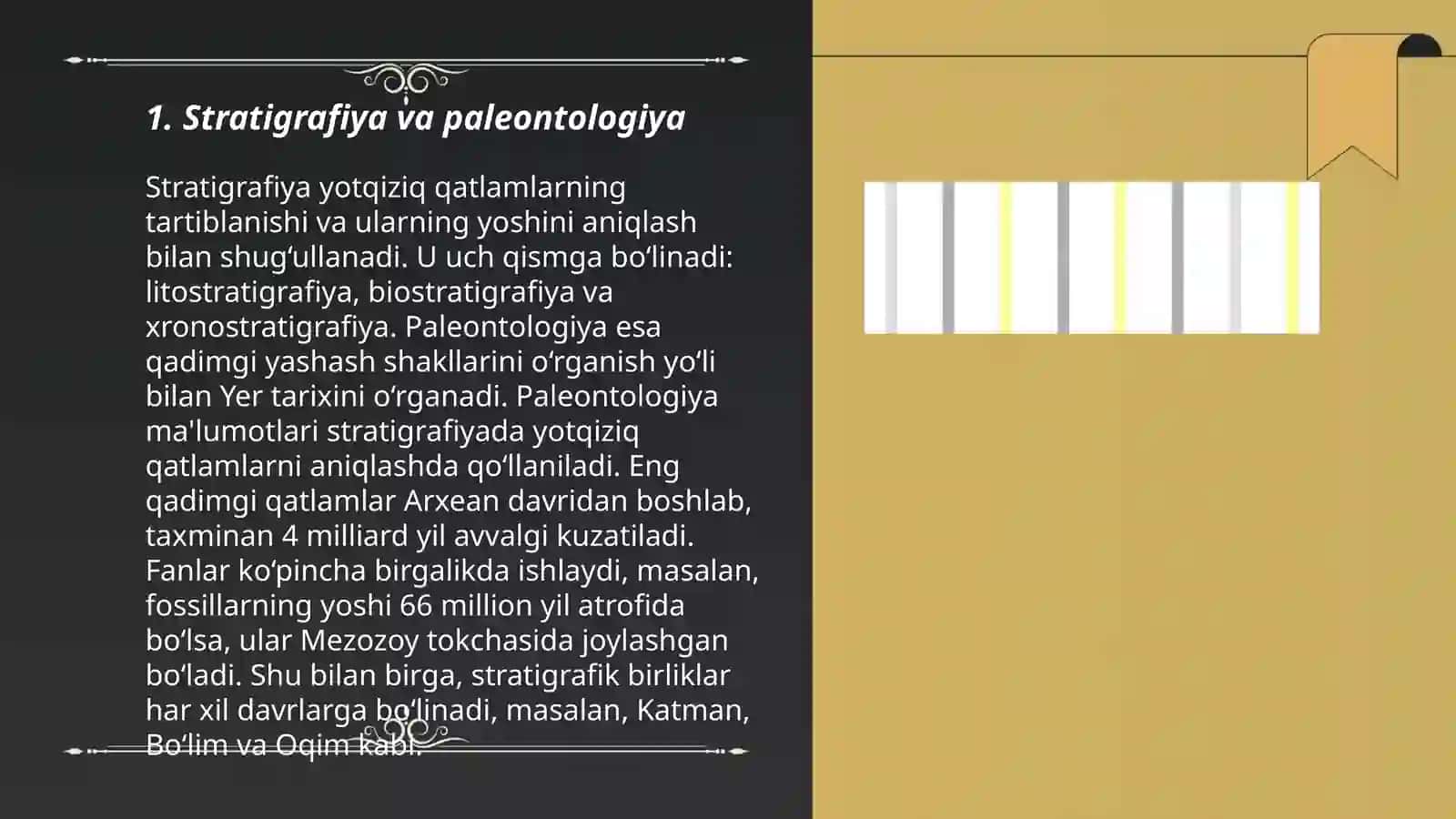 Flora va fauna guruhlarining stratigrafik ahamiyati 3