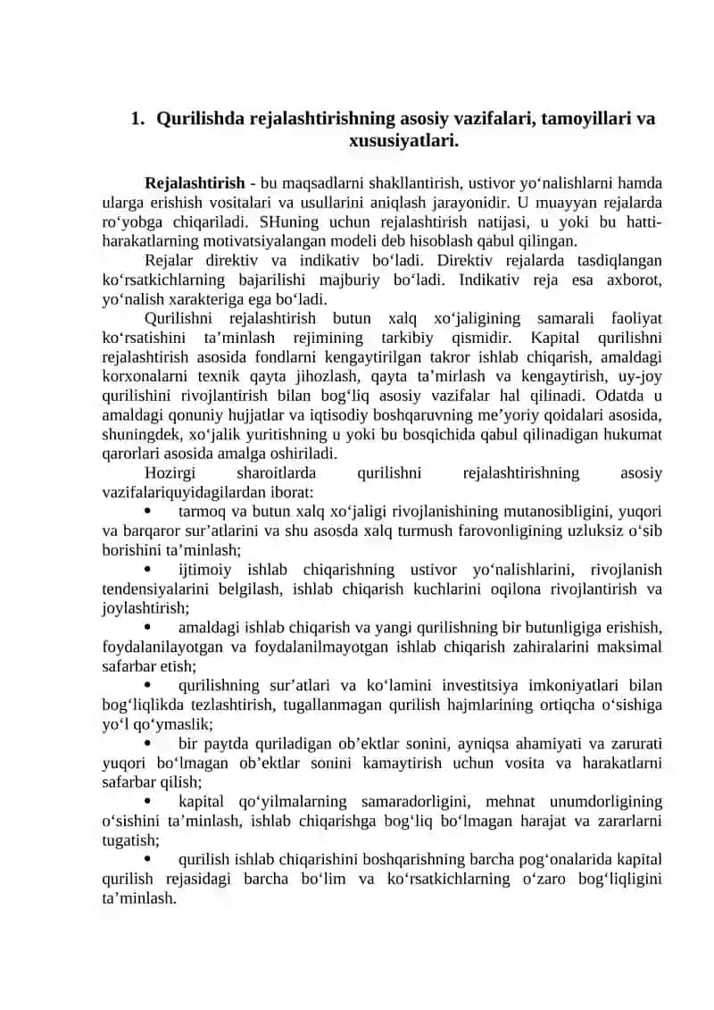 Kapital qurilish iqtisodiyoti fanidan 3