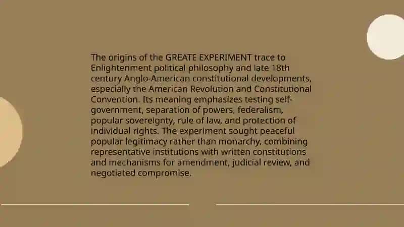 GREATE EXPERIMENT 3