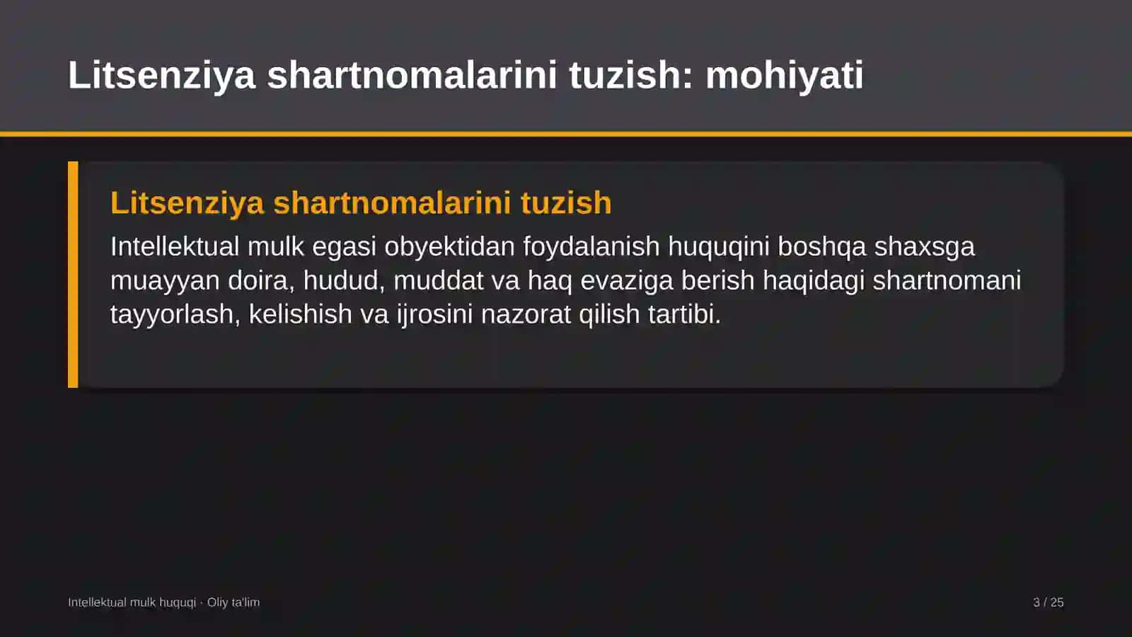 Xususiy bog'chalarda litsenziya shartnomalarini tuzish 3