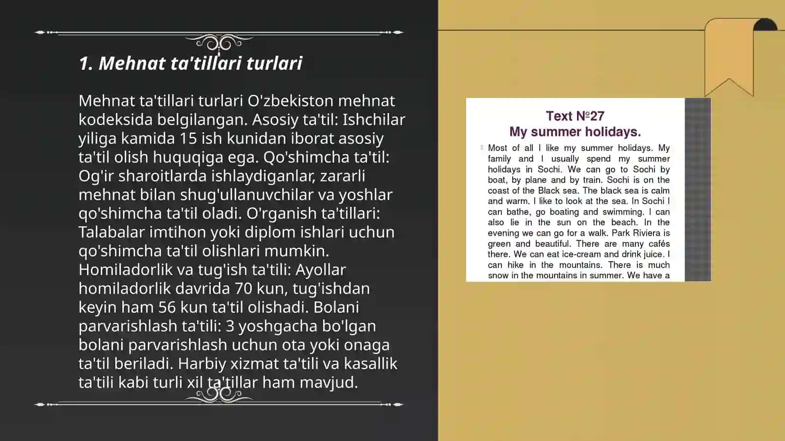 Mehnat ta'tillari 3