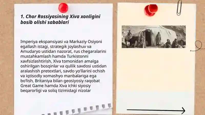 Chor Rossiyasining Xiva xonligi va Qoraqalpoqlar yerlarini bosib olishi 3