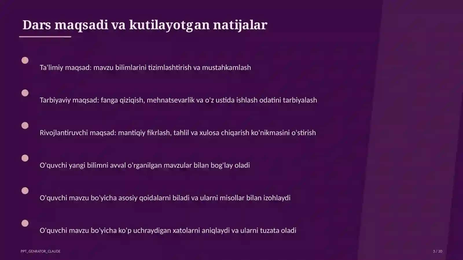 Hosila va uning geometrik ma'nosi (11-sinf) 3