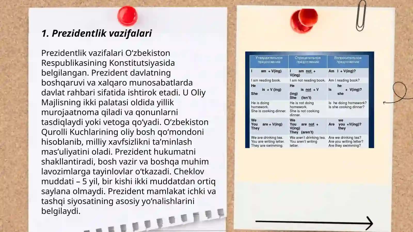 Prezident Continuous Tense 3