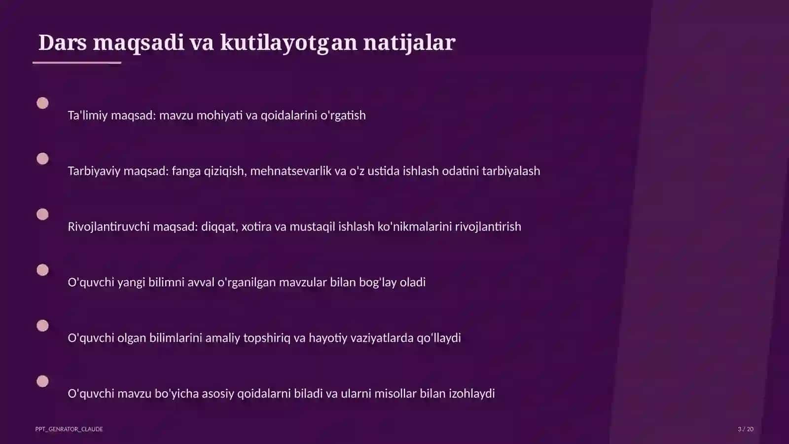 Job interview and career vocabulary (11-sinf) 3