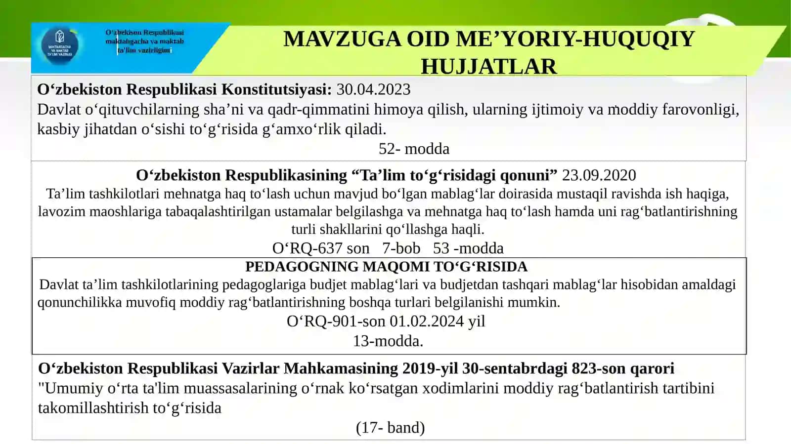 PEDAGOGLARNI MOTIVATSIYALASHNING ZAMONAVIY USULLARI 3