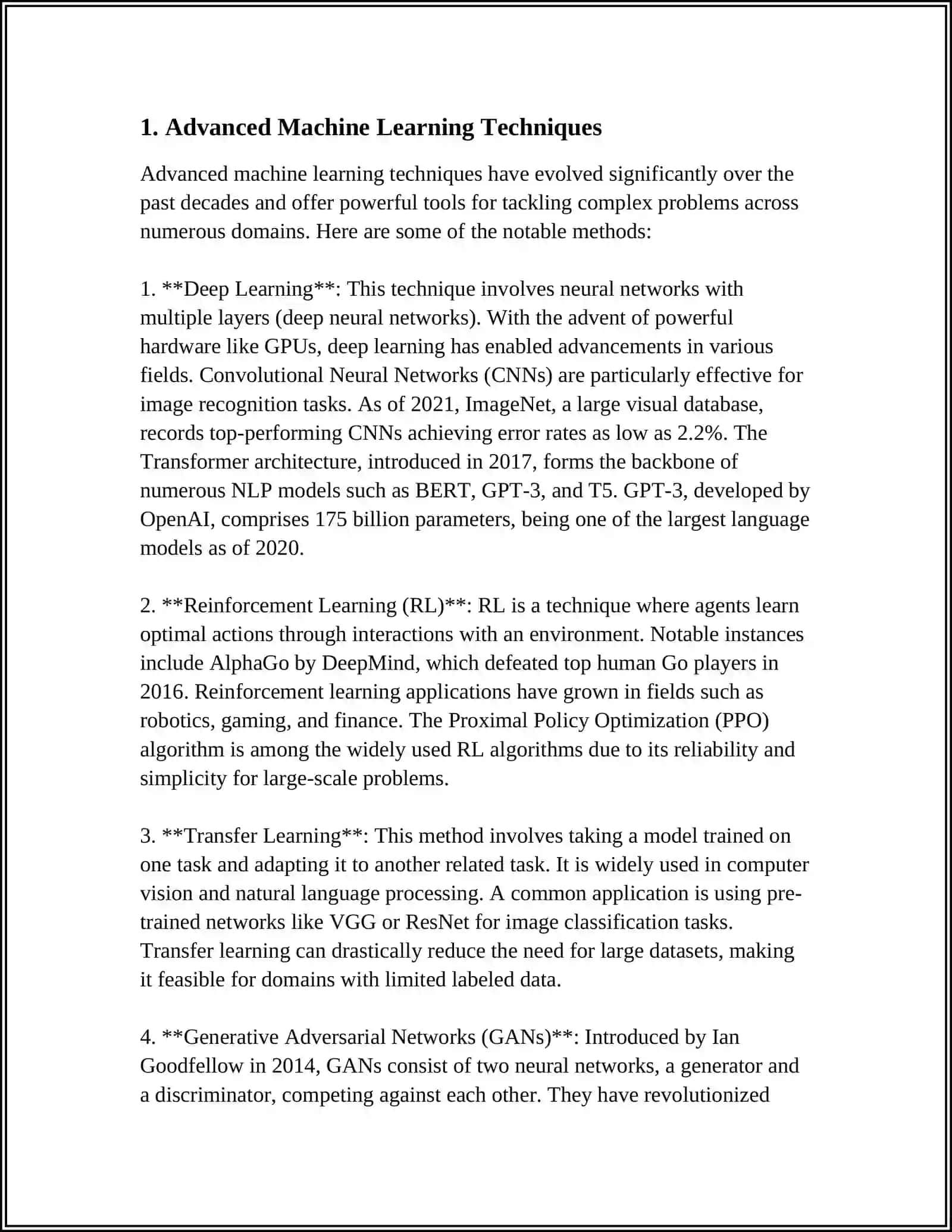 Advanced Machine Learning Techniques 3