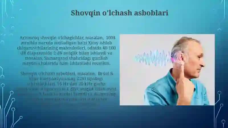 Shovqin O'lchash Asboblari 3