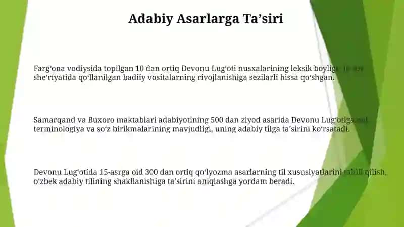 Devonu lugʻotit-turkning adabiy qiymati 3