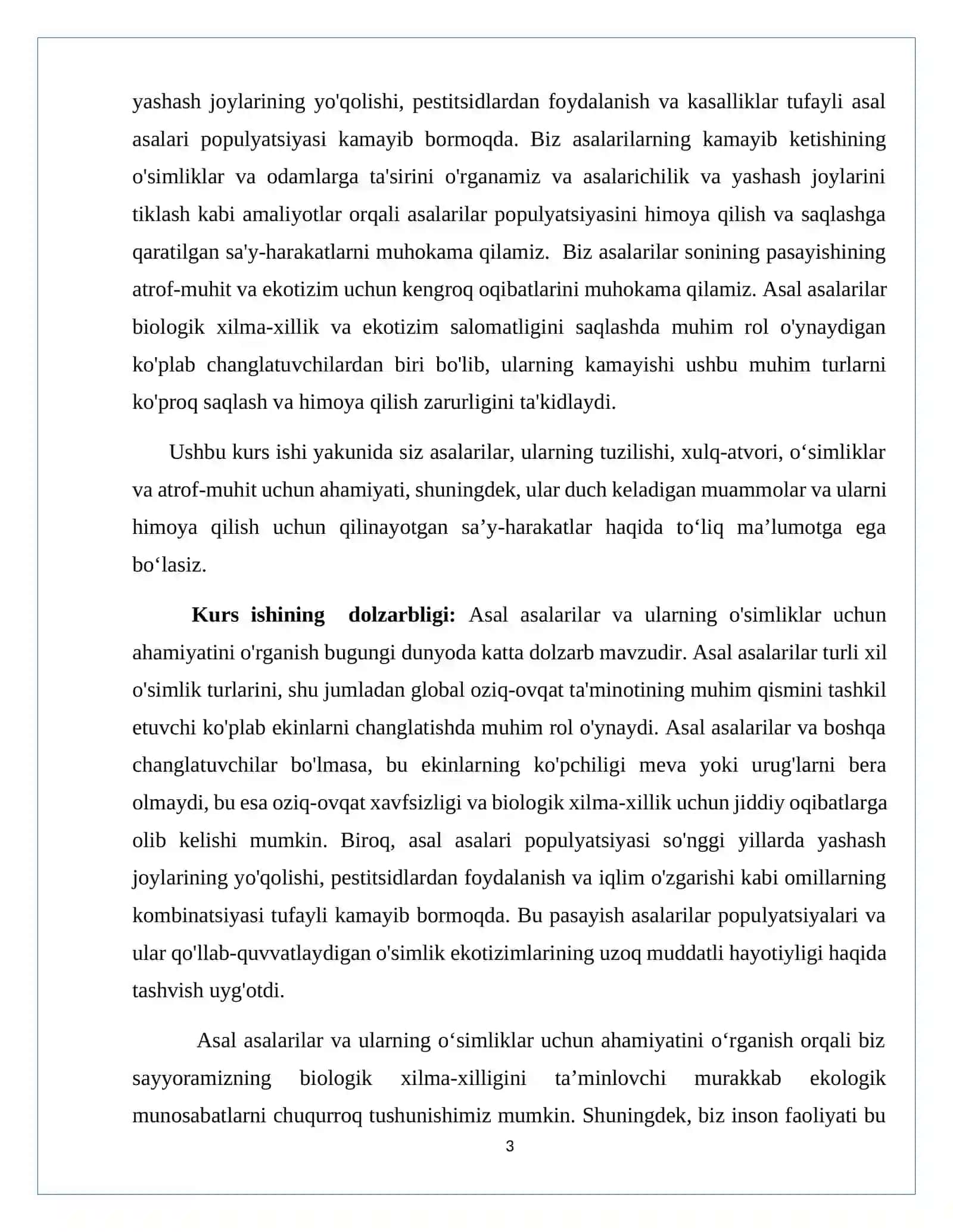 Asalarilarni Tuzilishi va O'simliklar Uchun Ahamyati 3