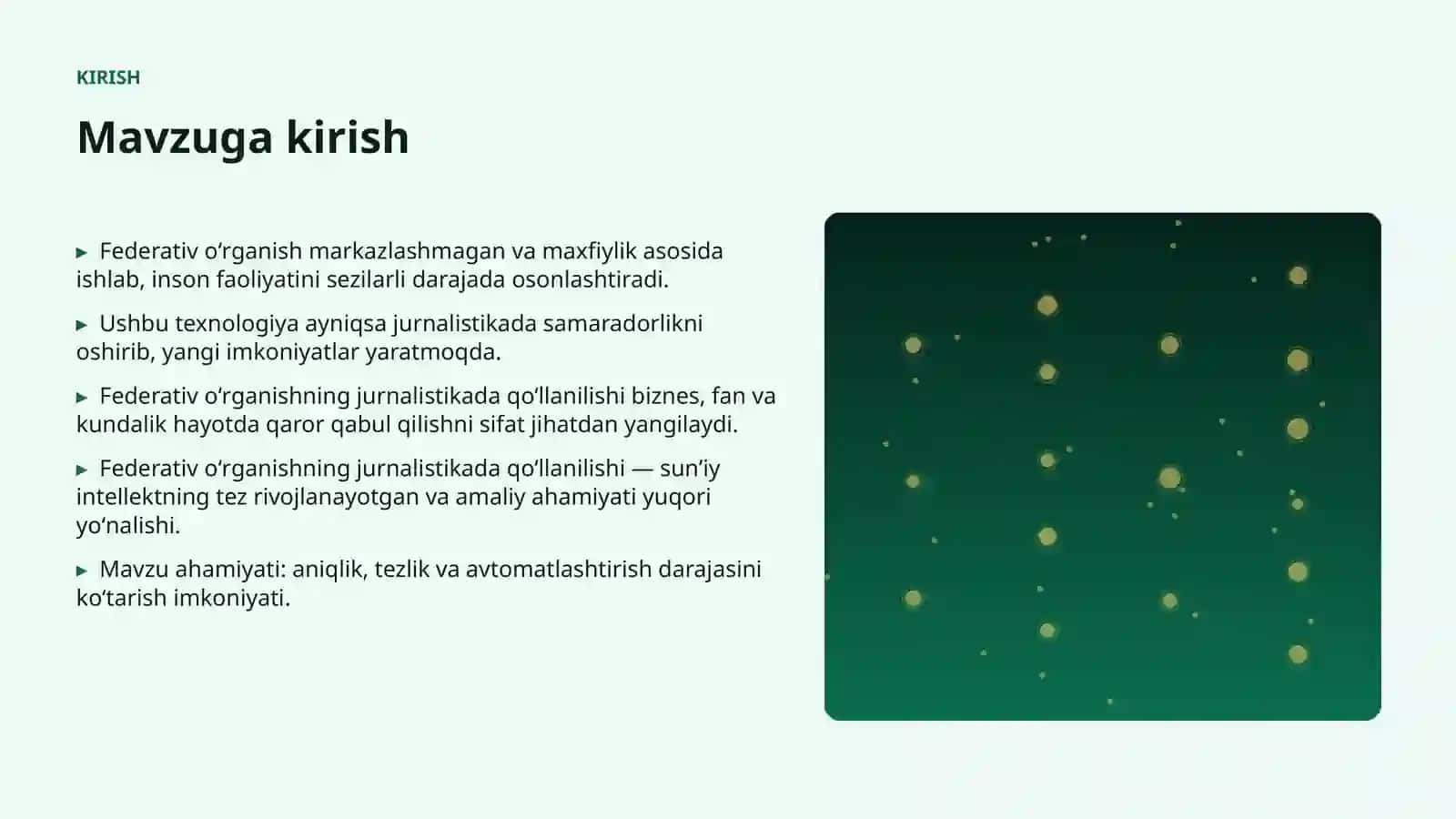 SUNʼIY INTELLEKT • PROFESSIONAL TAQDIMOT 3