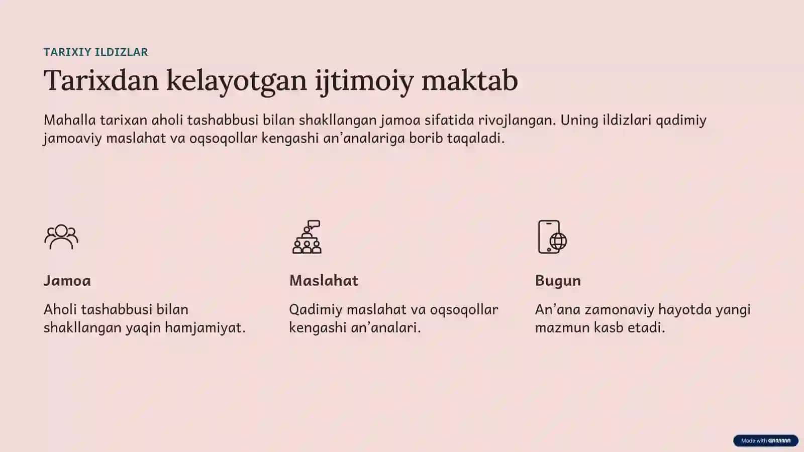 JAMIYATNING YAQIN MAKONI 3