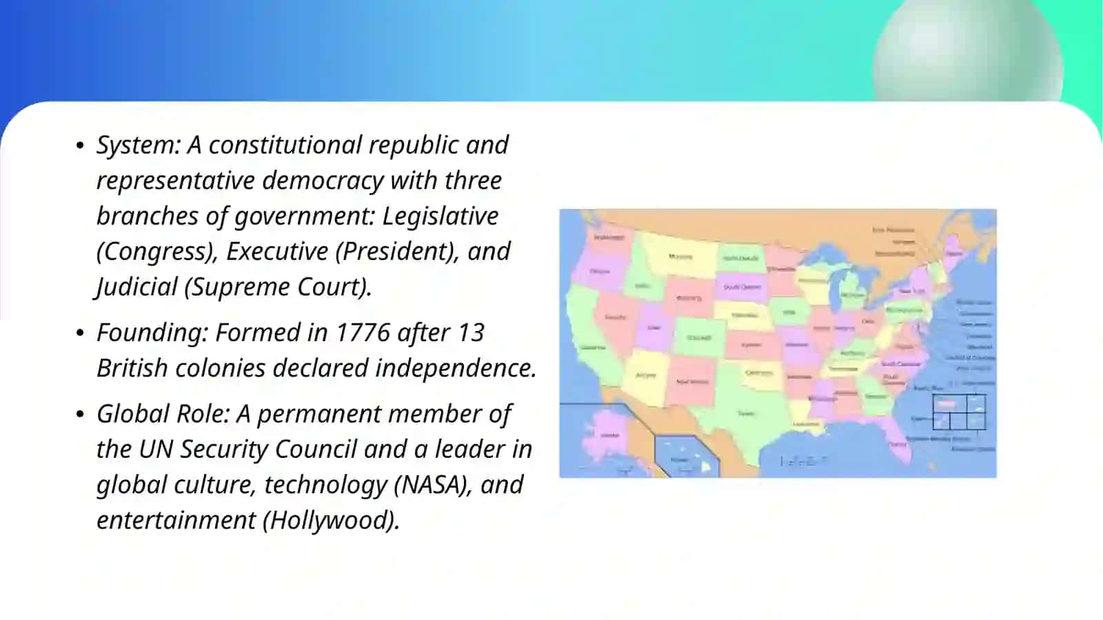 The USA 3