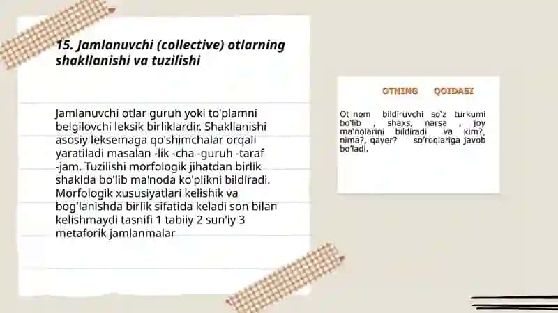 Ot so'z turkumi va uning leksik gramatik hususiyatlari 3