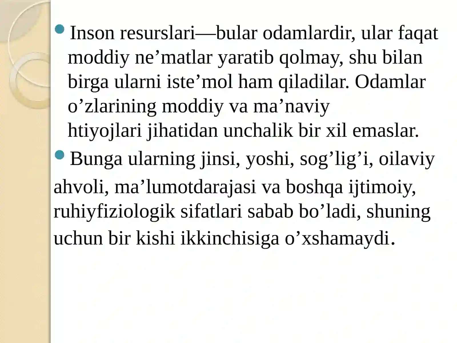 Xodimlar statistikasi koʼrsatkichlari 3
