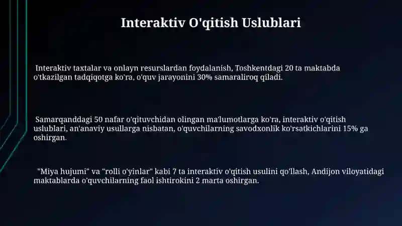 Had savod chiqarishni o'rgatish kompetensiyasini rivojlantirish 3