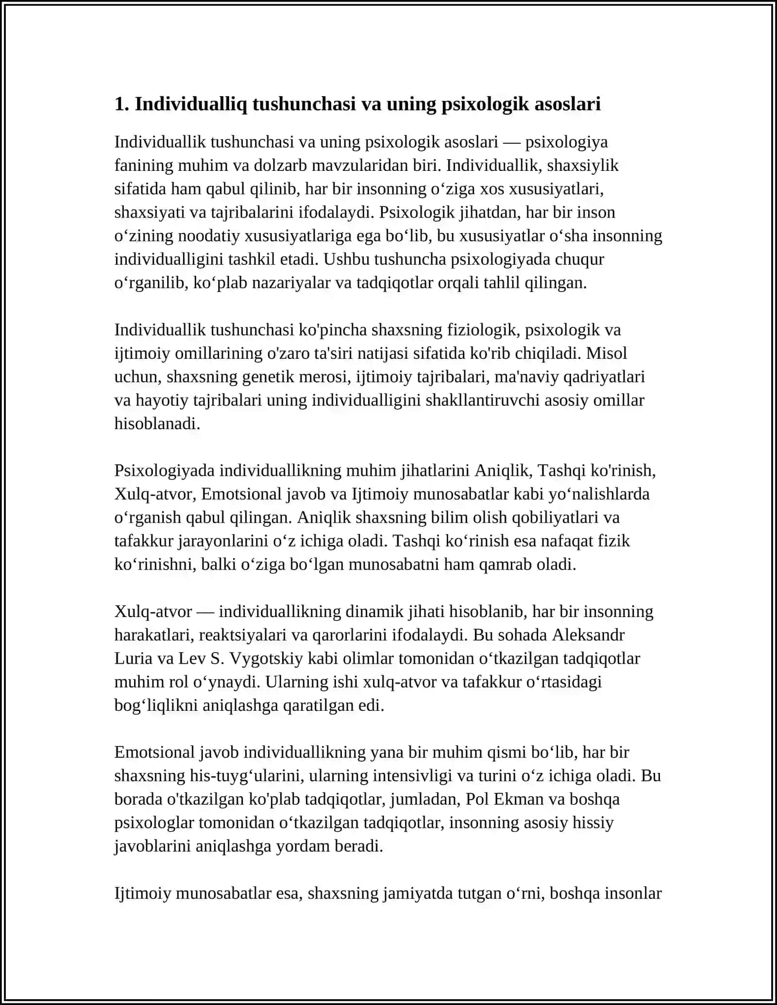 INSON INDIVIDUALLIGINING TURLI PSIXOLOGIK MAKTABLARDA O‘RGANILISHI 3