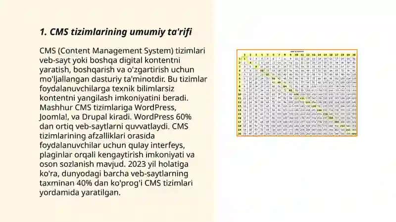 CMS tizimlari 3