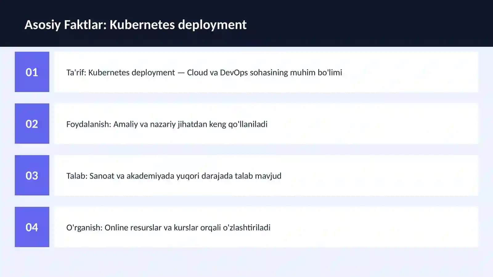 Kubernetes deployment 3
