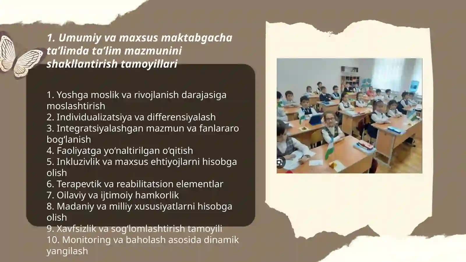 Umumiy va maxsus maktabgacha ta’lim tashkilotlarida ta'lim jarayonining mazmuni va uning tashkil etilishi 3