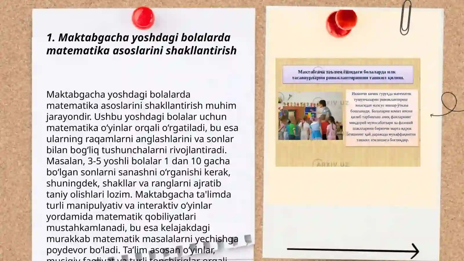 Maktabgacha yoshdagi bolalarning matematik tafakkurini rivojlantirishda axborot texnalogiyalaridan foydalanish 3