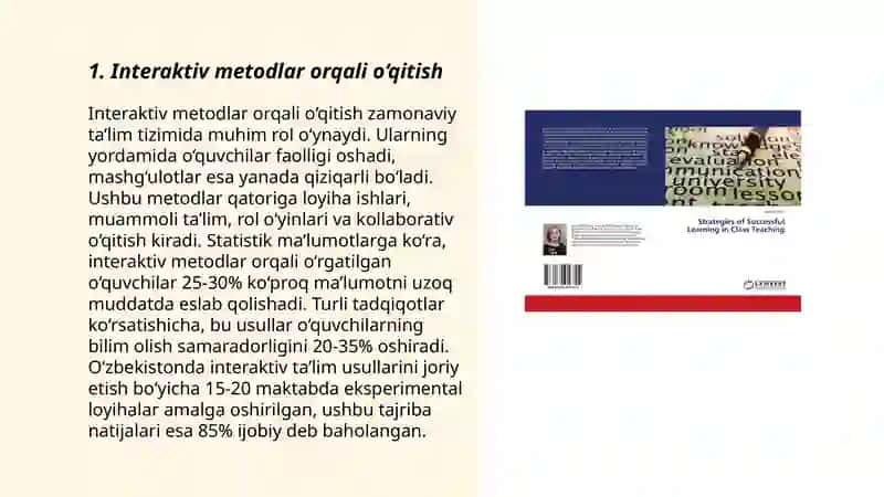 Ona tili va o'qish savodxonligi darslarida qo'llanadigan innavatsion pedagogik texnalogiyalar 3