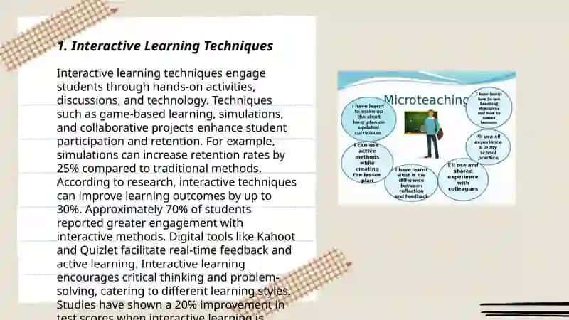 Interactive Learning Techniques 3