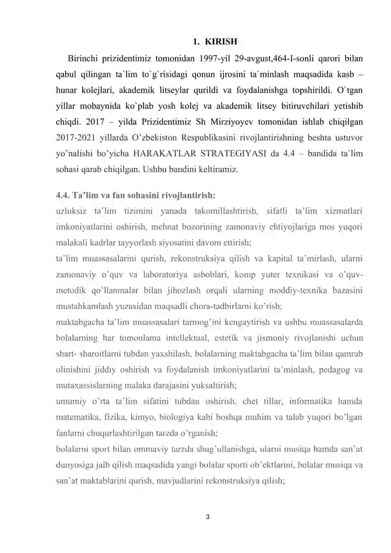 Akademik litseylarda tebranishlar va to`lqinlar mavzusiga oid masalalar tanlash. 3
