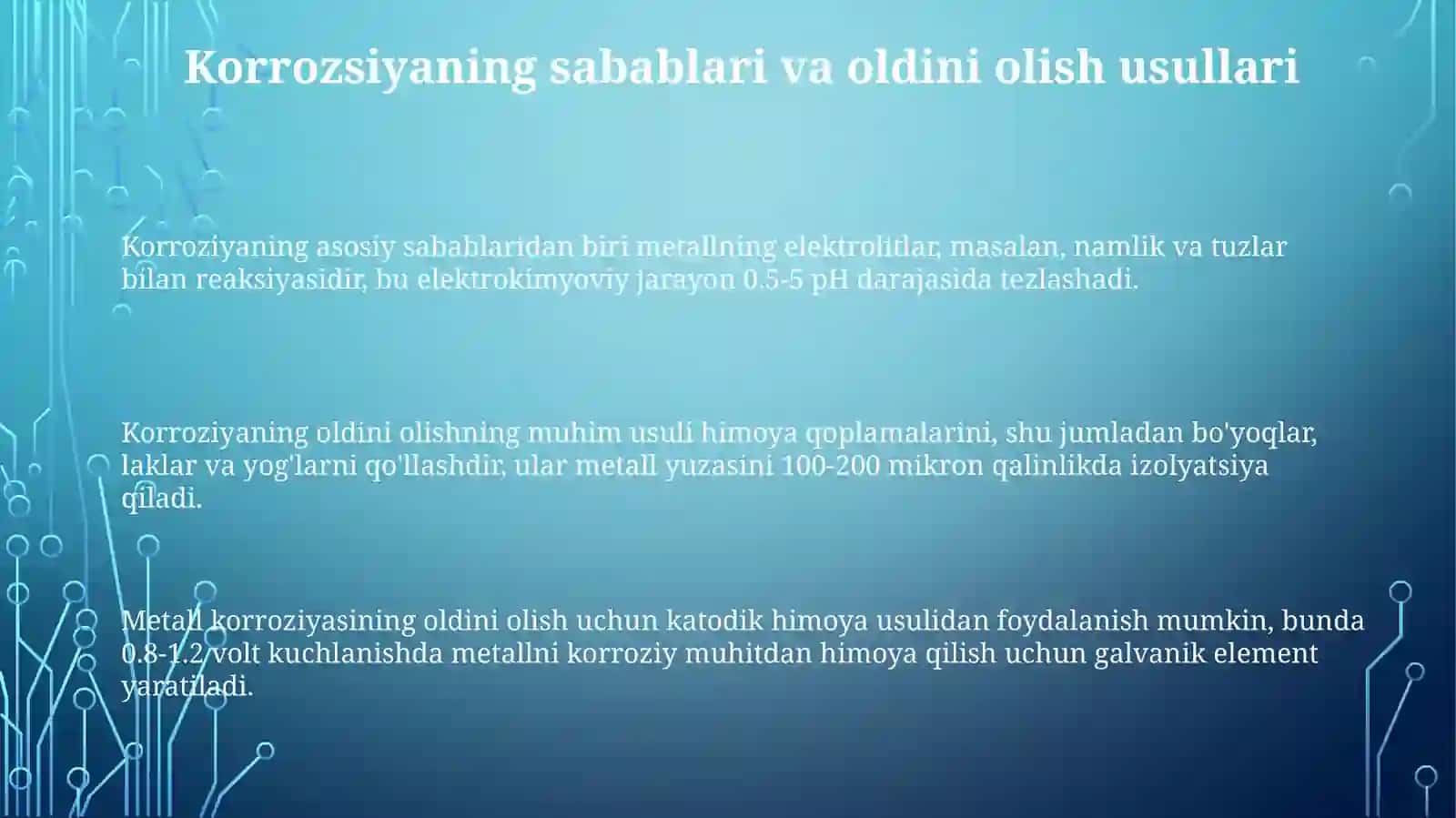 Korroziyani Tozalash va Uy Sharoitida Vositalar Tayyorlash 3