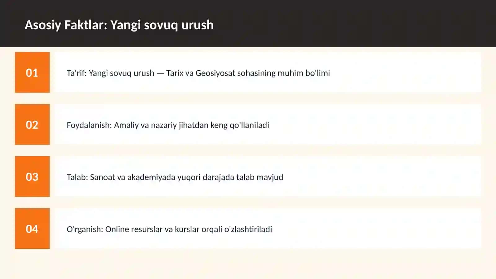 Yangi sovuq urush 3
