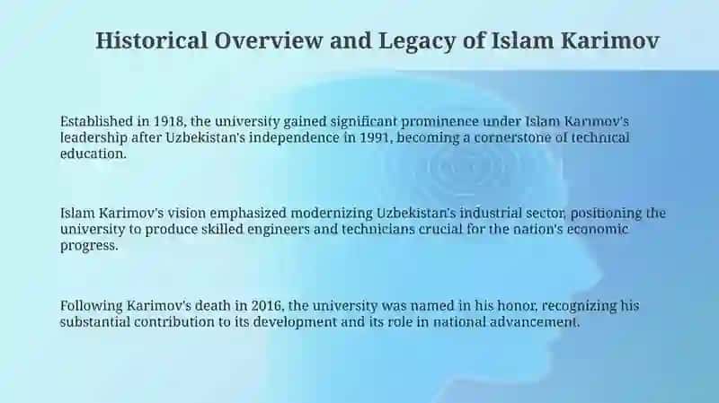 Tashkent state technical university named after I.A.Karimov 3