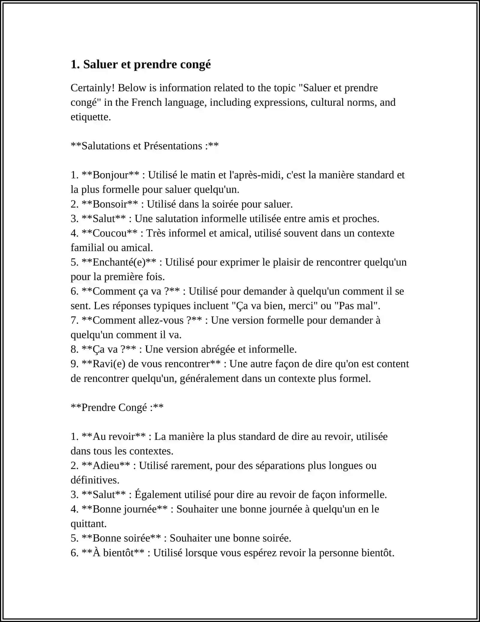 LES EXPRESSIONS DE LA LEÇON 3