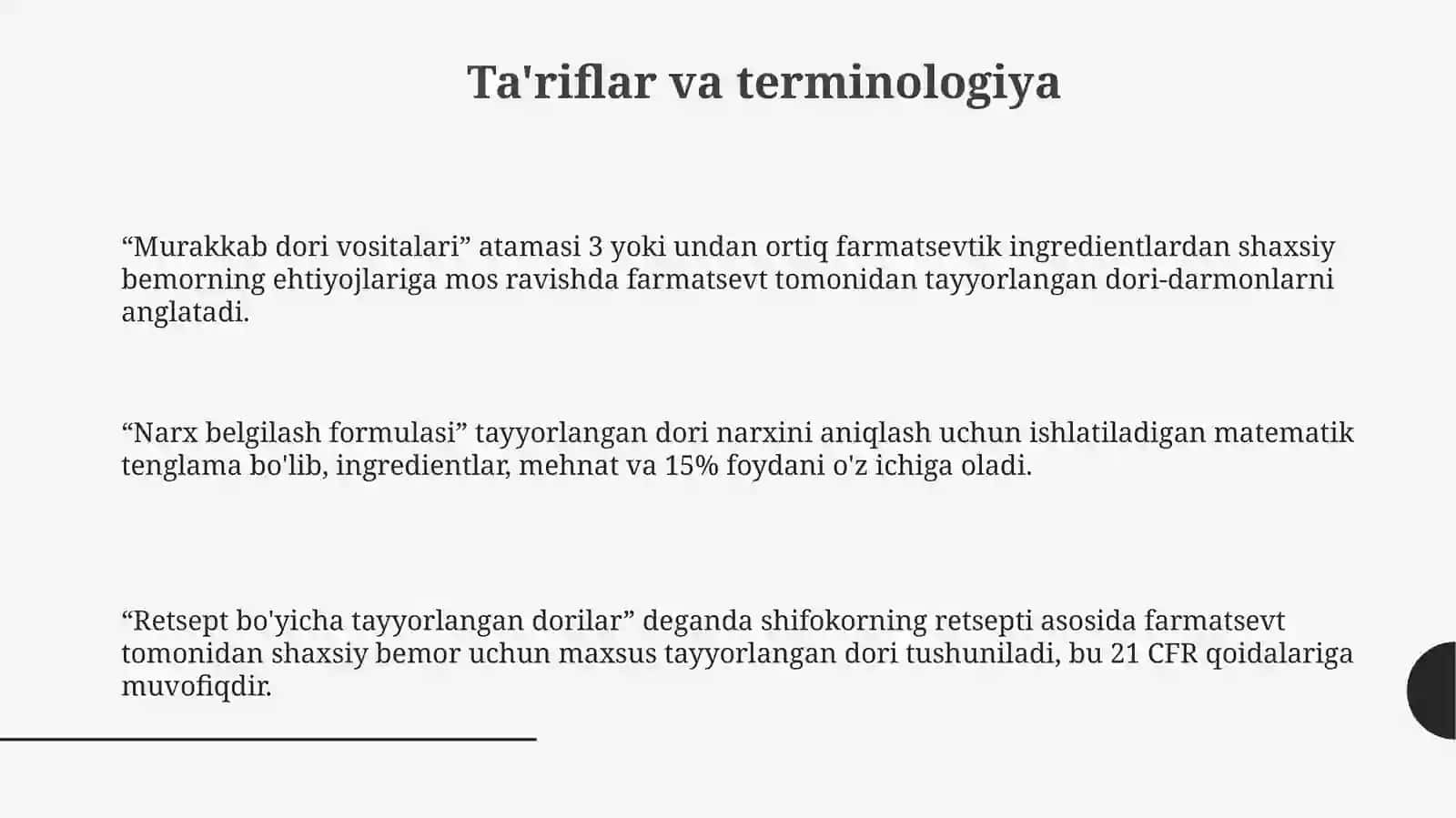 Dorixonalardatayyorlanadigandorivositalariuchunreseptlarnitaksirovkaqilish 3