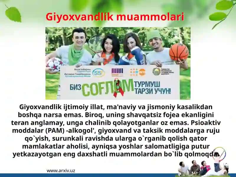 Sog’lomturmushtarzini shakillantirish 3