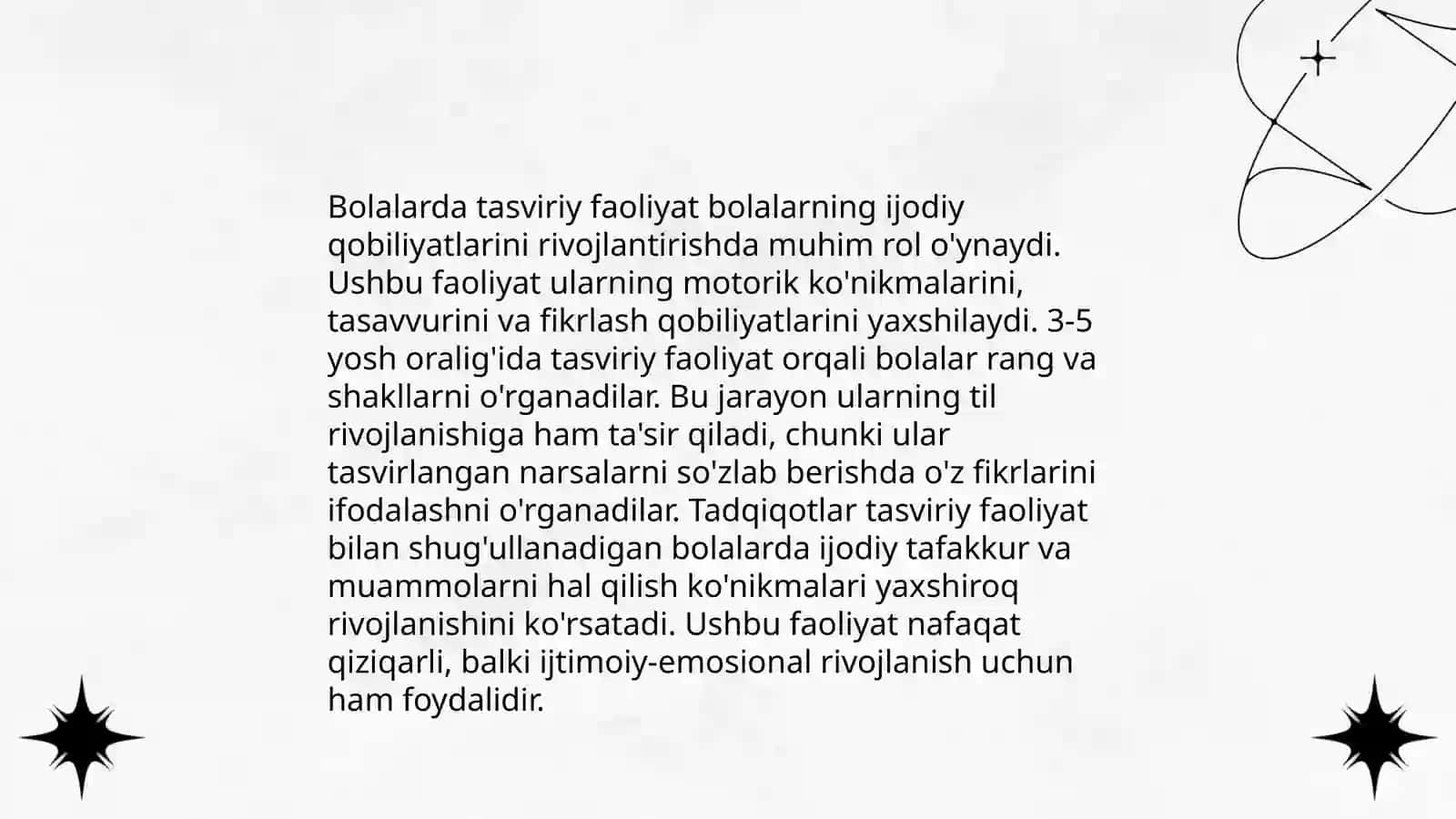 Bolalarda tasviriy foliyatda idrok qilishni rivojlantirish 3