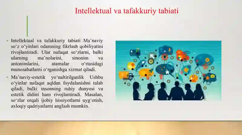 MA'NAVIY SO'Z O'YINLARNING TABIATI O'ZIGA XOS TOMONLARI 3