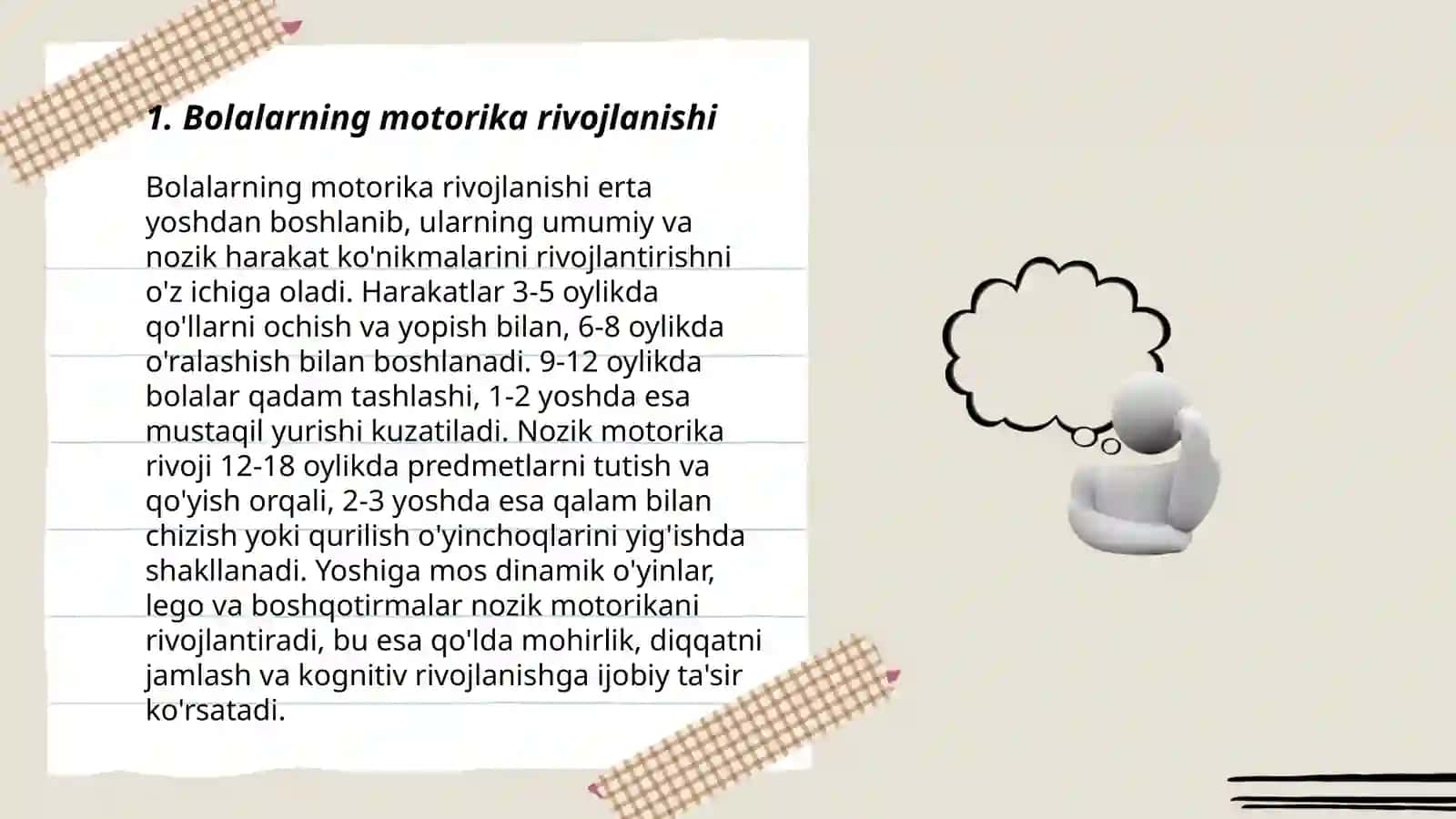 Maktabgacha va kichik maktab yoshidagi bolalarni psixologik-pedagogik tekshirish uchun materiallar tayyorlash (tekshirish albomlari, ko‘rgazmali qurollar) 3